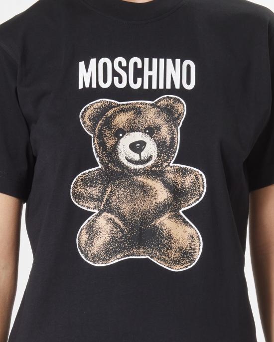 25SS 모스키노 반팔 티셔츠 0709 0541 1555 NERO - MOSCHINO