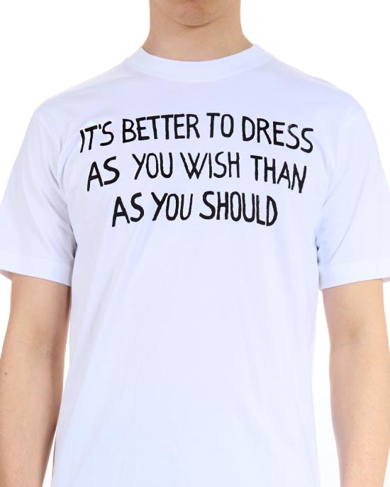 25SS 모스키노 반팔 티셔츠 0716 0241 1001 BIANCO - MOSCHINO