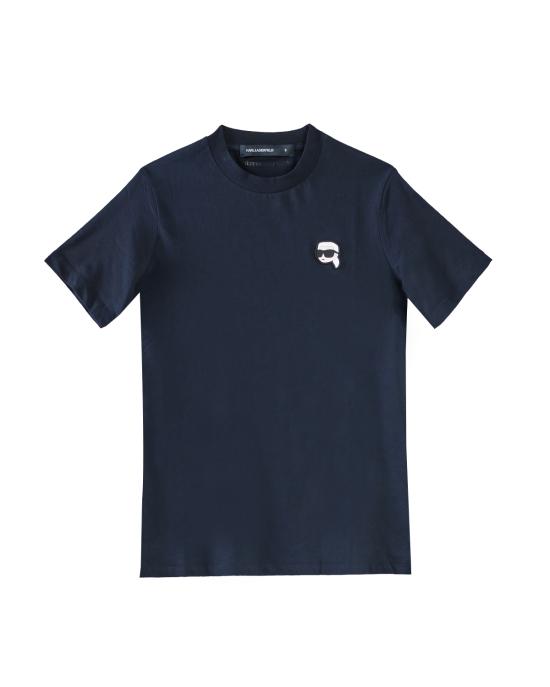 26SS 칼라거펠트 반팔 티셔츠 KM755710 552224 690 midnight blue BLU NOTTE