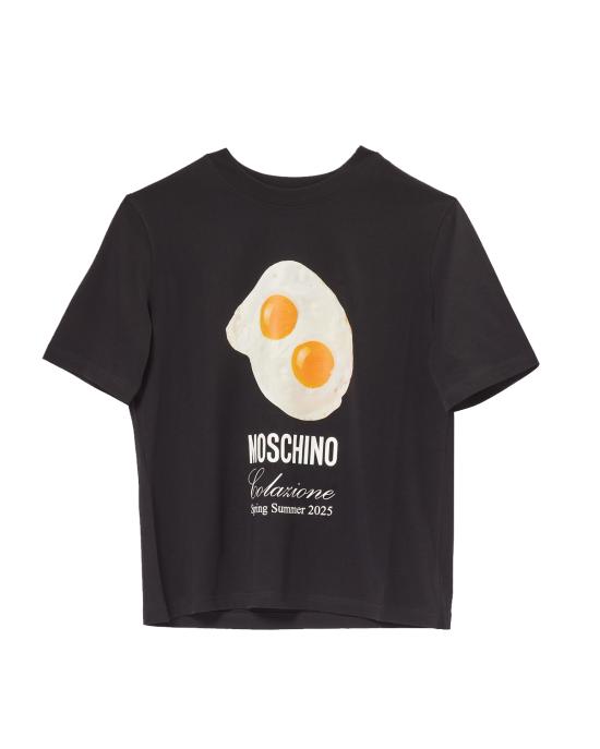 25SS 모스키노 반팔 티셔츠 0704 0541 1555 NERO MULTI