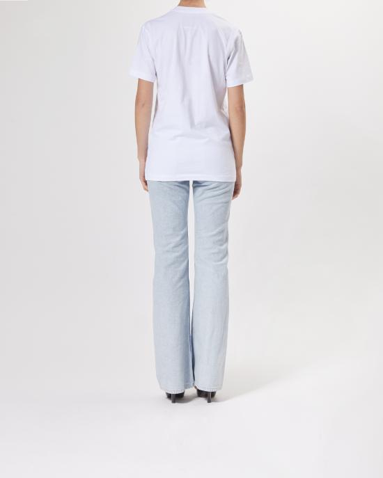 25SS 모스키노 반팔 티셔츠 0709 0541 1001 BIANCO - MOSCHINO