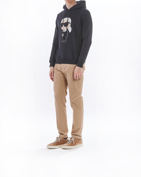 26SS 칼라거펠트 후드 티셔츠 705075 544950 990 NERO - KARL LAGERFELD