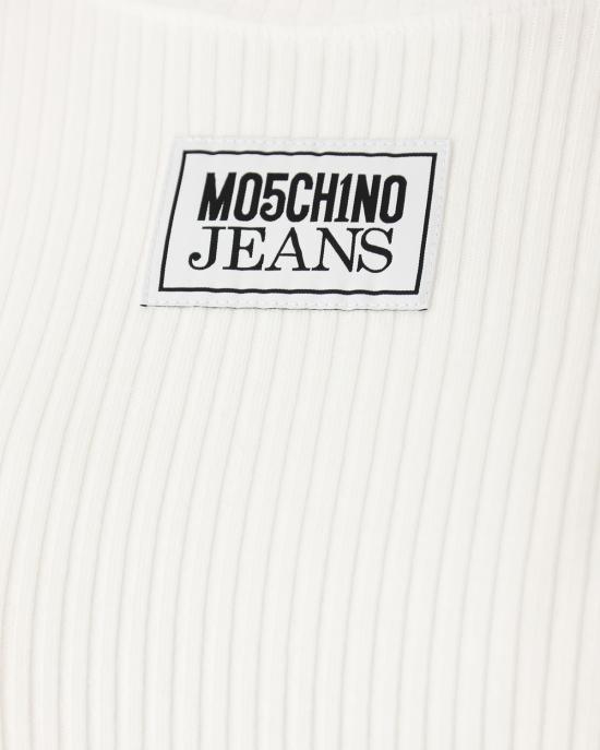 25FW 모스키노 반팔 티셔츠 1211 8766 0001 BIANCO - MOSCHINO