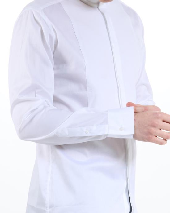 26SS 칼라거펠트 긴팔 셔츠 KM605135 552602 10 white BIANCO - KARL LAGERFELD