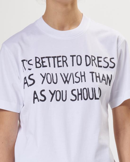 25SS 모스키노 반팔 티셔츠 0711 0541 1001 BIANCO - MOSCHINO