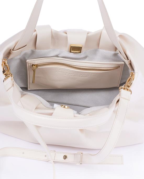 25FW 더모아레 토트백 TMCOAHN81 vegan shell BIANCO - THEMOIRE