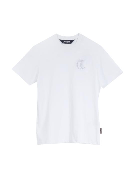 25FW 저스트까발리 반팔 티셔츠 78OAHT13 CJ518 003 white BIANCO