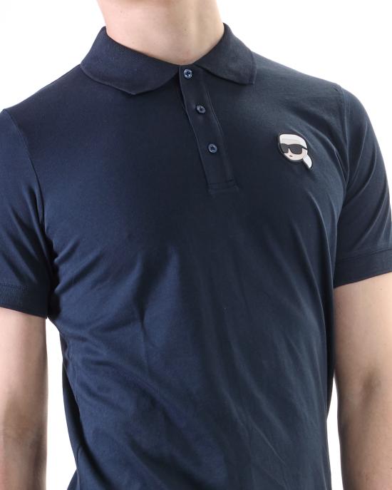 26SS 칼라거펠트 폴로 티셔츠 KM745710 552224 690 BLU - KARL LAGERFELD