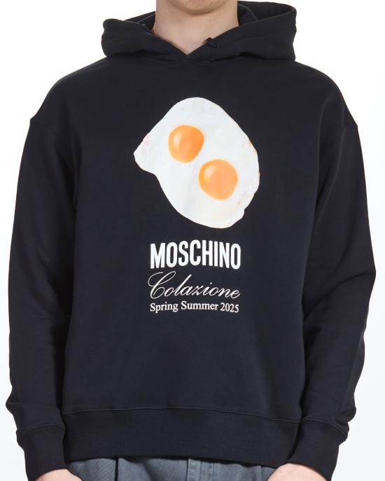 25SS 모스키노 후드 티셔츠 1708 0228 1555 NERO MULTI - MOSCHINO