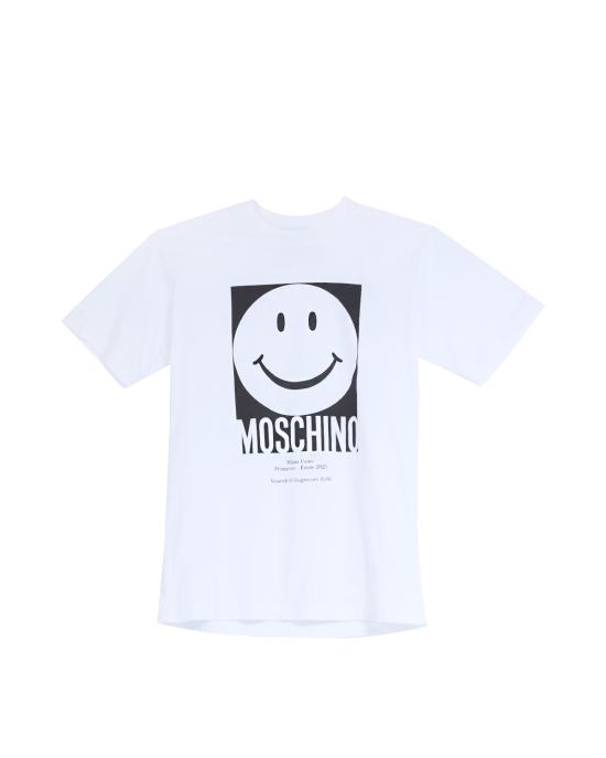 25SS 모스키노 반팔 티셔츠 0723 0241 1001 BIANCO