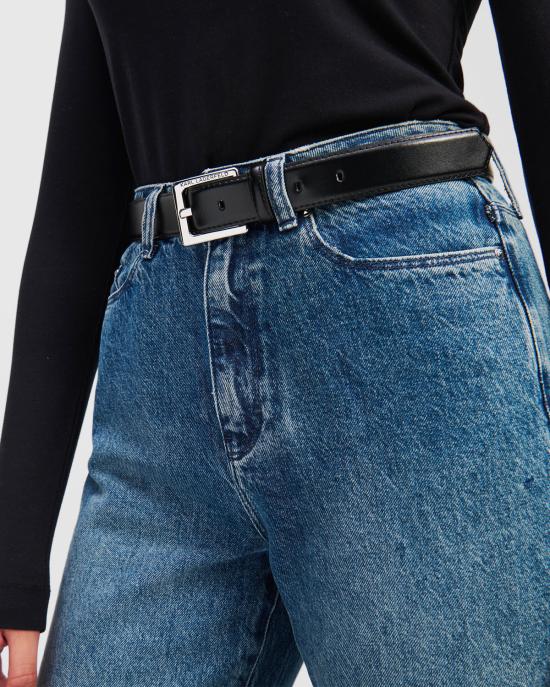 25SS 칼라거펠트 슬림 벨트 A1W33147 999 black NERO - KARL LAGERFELD