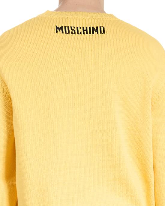 25FW 모스키노 스웨터 0915 0207 0028 GIALLO - MOSCHINO