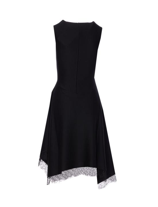 25FW 알렉산더 맥퀸 미디 원피스 839750 Q1BEG1010 Black - ALEXANDER MCQUEEN