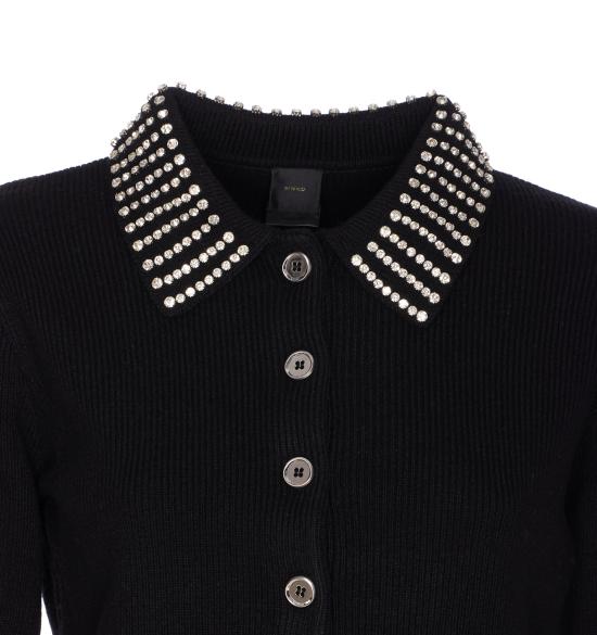 25FW 핑코 가디건 105745 A2S4Z99 Black - PINKO