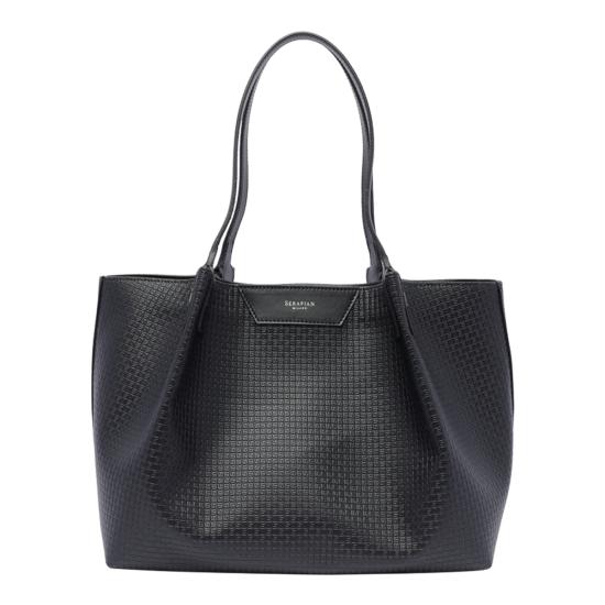 25FW 세라피안 토트백 SRSTSMLL684532C CG2 Black