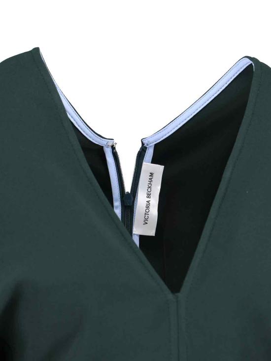 25FW 빅토리아 베컴 미디 스커트 1325WDR006381ADARKPINE Green - VICTORIA BECKHAM