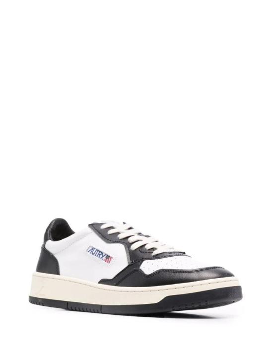 25FW 오트리 메달리스트 로우 스니커즈 AULMWB01 WHT BLK - AUTRY