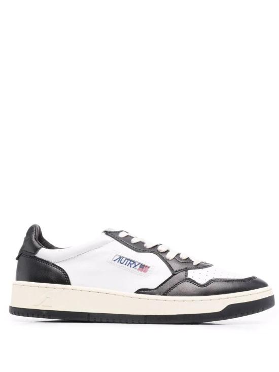 25FW 오트리 메달리스트 로우 스니커즈 AULMWB01 WHT BLK
