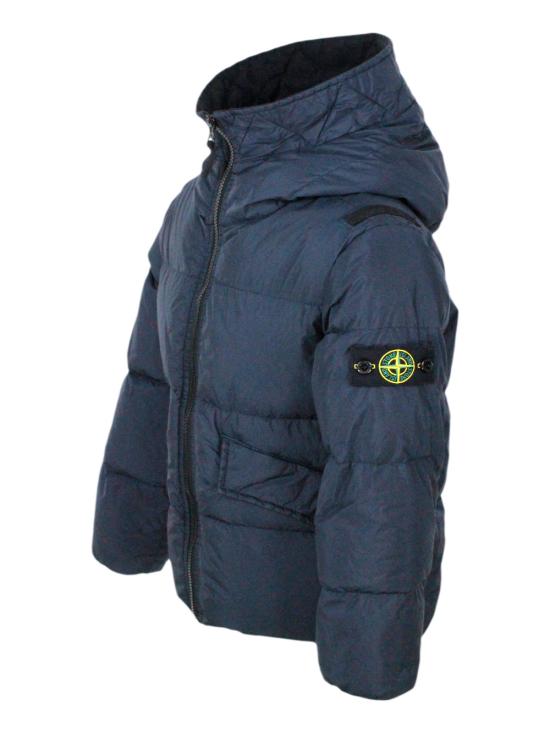 25FW [키즈] 스톤 아일랜드 패딩 791640223 20 Blue - STONE ISLAND