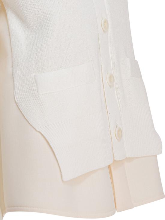 25FW 사카이 스웨터 25 07953151 White - SACAI