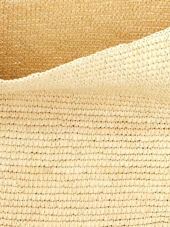 25FW 메종미셸 숄더백 5010001002NATURALBLACK Beige - MAISON MICHEL