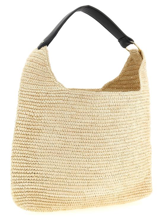 25FW 메종미셸 숄더백 5010001002NATURALBLACK Beige - MAISON MICHEL