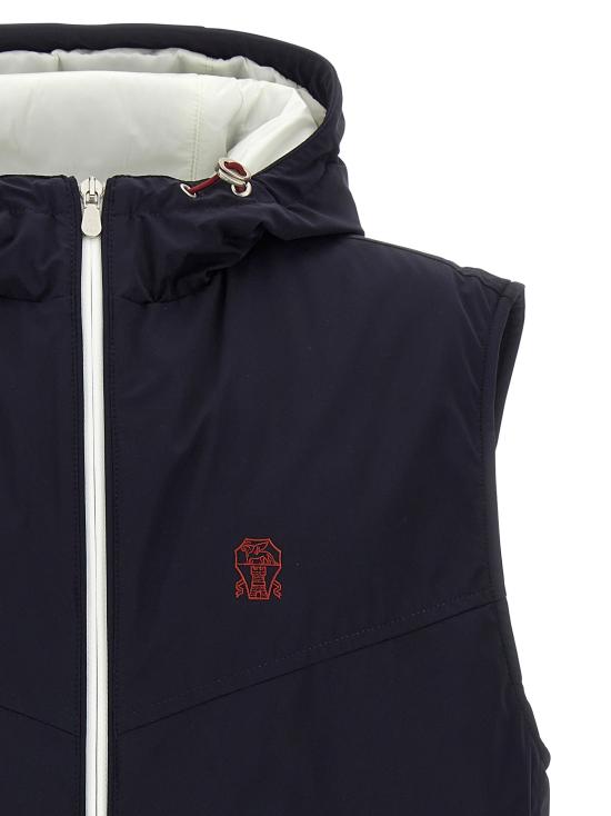 26SS 브루넬로 쿠치넬리 베스트 MM49A7432GC1086 Blue - BRUNELLO CUCINELLI