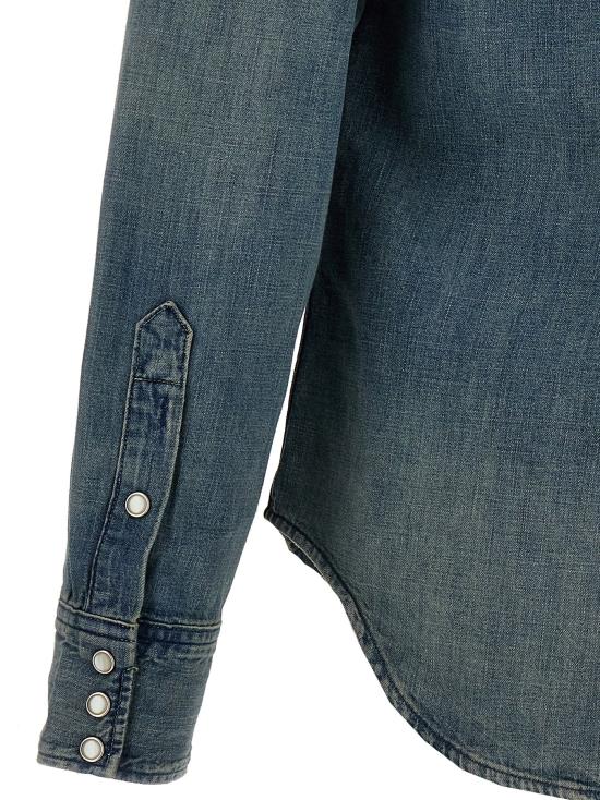 25FW 폴로 랄프로렌 웨스턴 레귤러핏 데님 셔츠  710703936001 Light Blue - POLO RALPH LAUREN