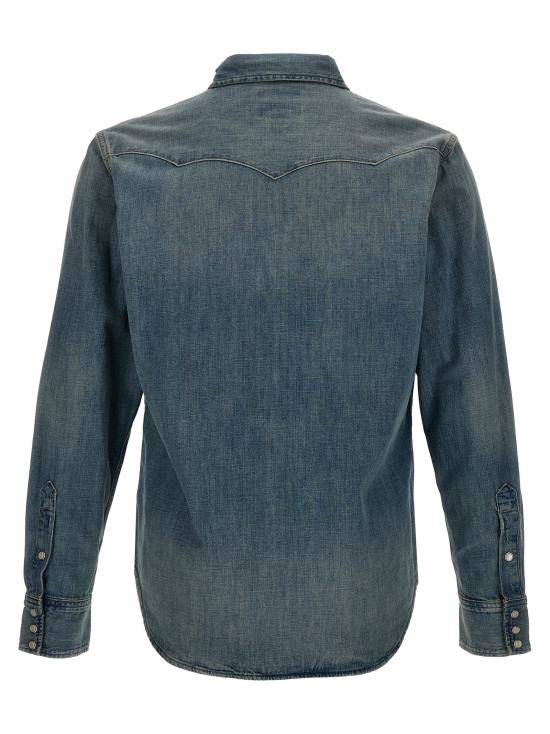 25FW 폴로 랄프로렌 웨스턴 레귤러핏 데님 셔츠  710703936001 Light Blue - POLO RALPH LAUREN