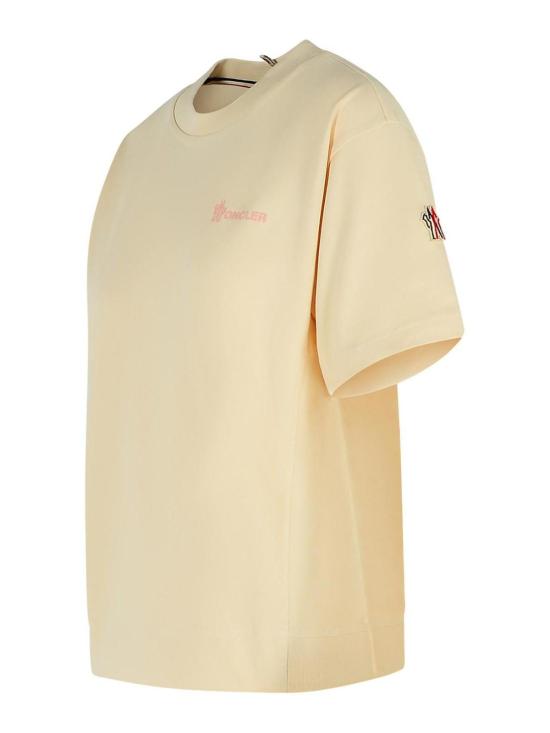  몽클레어 반팔 티셔츠 0988C0000983927034 Cream - MONCLER