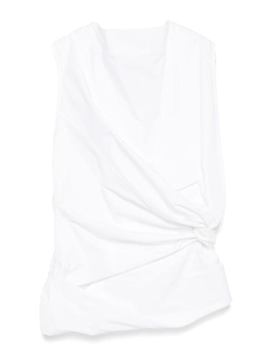 25SS 질샌더 민소매 티셔츠 J02NC0259J45002100 White