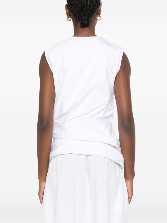 25SS 질샌더 민소매 티셔츠 J02NC0259J45002100 White - JIL SANDER
