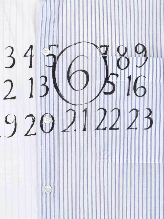 25SS MM6 메종마르지엘라 셔츠 SH0DT0025MTN043961 White - MM6 MAISON MARGIELA