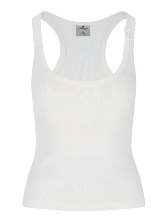  쿠레쥬 민소매 티셔츠 125JDE123JS01940001 White