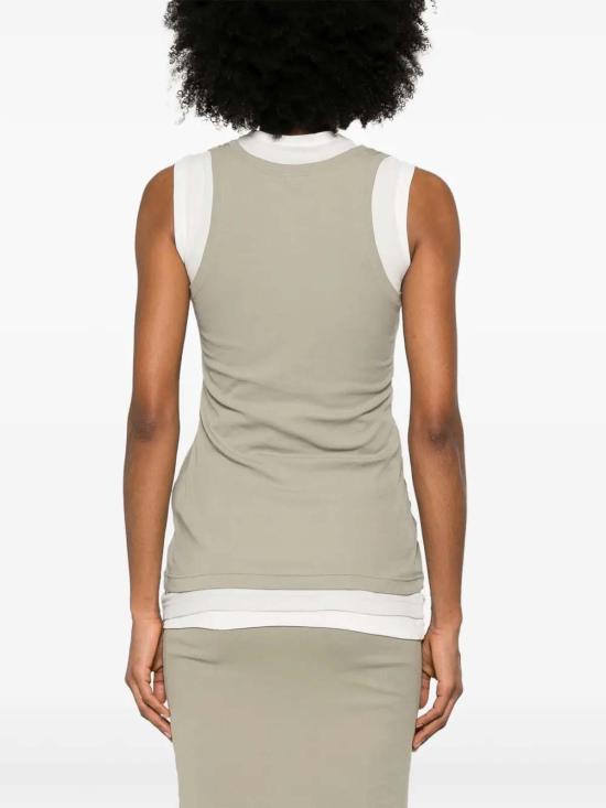 25SS 질샌더 민소매 티셔츠 J40FV0106JTN356370 Green - JIL SANDER