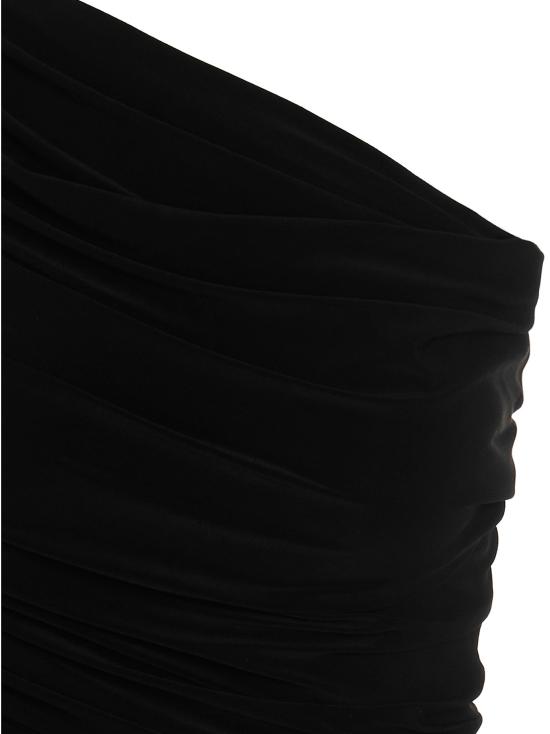 25FW 노마카말리 숏 원피스 KK2223PL667001 Black - NORMA KAMALI