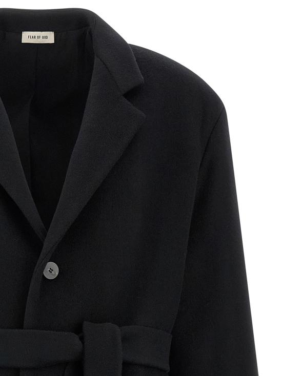 25FW 피어오브갓 코트 FG25FW64645MELBLACK - FEAR OF GOD
