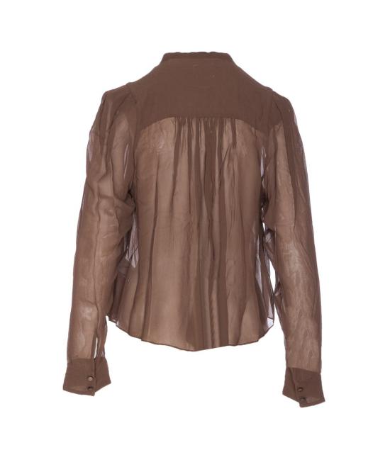 25FW 이자벨마랑에뚜왈 셔츠 HT0189FAC3J01E67KI BROWN - ISABEL MARANT ETOILE