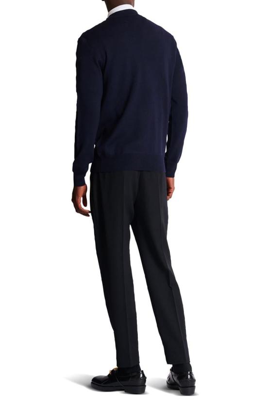 25FW 발망 스웨터 FH1KD000KI84SAJ BLEU MARINE - BALMAIN