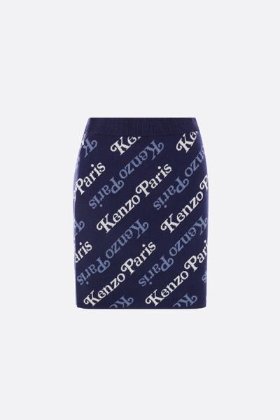  겐조 스커트 FE52JU4573CB77 BLUE - KENZO