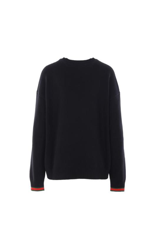 25SS 구찌 웹 캐시미어 울 스웨터 810341XKEWI1152 MULTICOLOUR - GUCCI