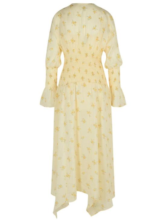 25FW 가니 롱 원피스 W0741277 Beige - GANNI