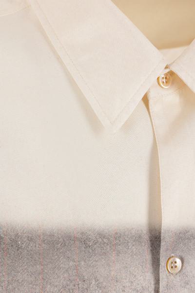  마르지엘라 긴팔 셔츠 S51DT0010S78466001S BEIGE BLACK - MAISON MARGIELA