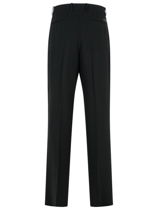 25FW 베르사체 스트레이트 팬츠 1020222 1A149931B000 Black - VERSACE