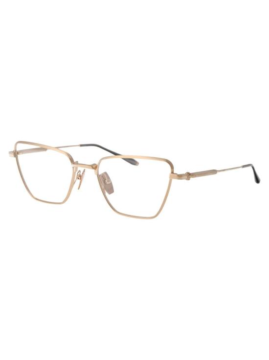 25FW 아코니 안경 AKX 306A 54 GLD BLK OPTICAL BRUSHED WHITE GOLD - AKONI