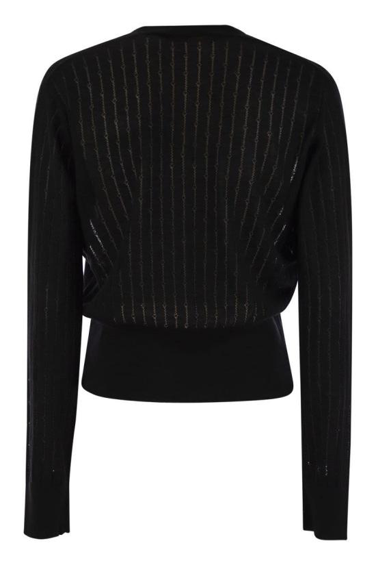 25FW 막스마라 스튜디오 NOGARA 노가라 시퀸 가디건  2526346021600 008 Black - MAX MARA STUDIO