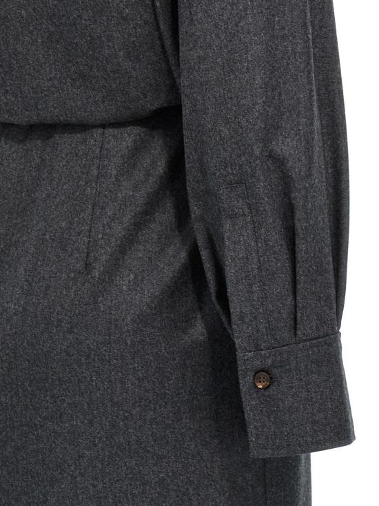 25FW 브루넬로 쿠치넬리 원피스 ME226A5395C004 GRAY - BRUNELLO CUCINELLI