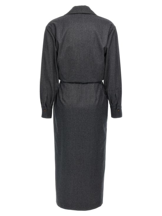 25FW 브루넬로 쿠치넬리 원피스 ME226A5395C004 GRAY - BRUNELLO CUCINELLI