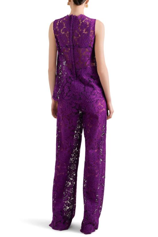 25FW 돌체앤가바나 민소매 티셔츠 F73G9THLM7LF0571 PURPLE - DOLCE & GABBANA