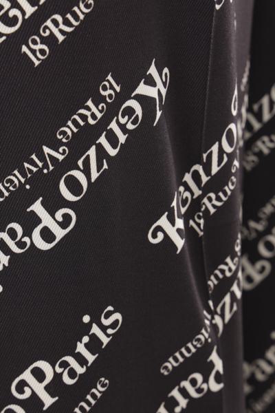  겐조 스트레이트 팬츠 FE52PA0849S299 Black - KENZO